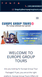 Mobile Screenshot of europegrouptours.in