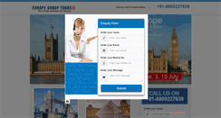 Desktop Screenshot of europegrouptours.net